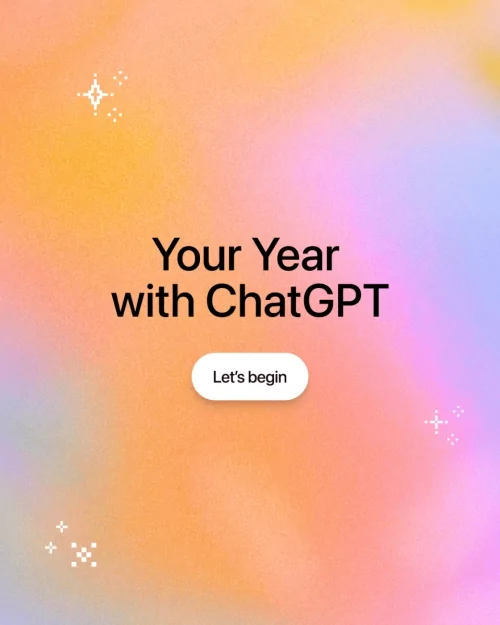ChatGPT launches a year-end review like Spotify Wrapped