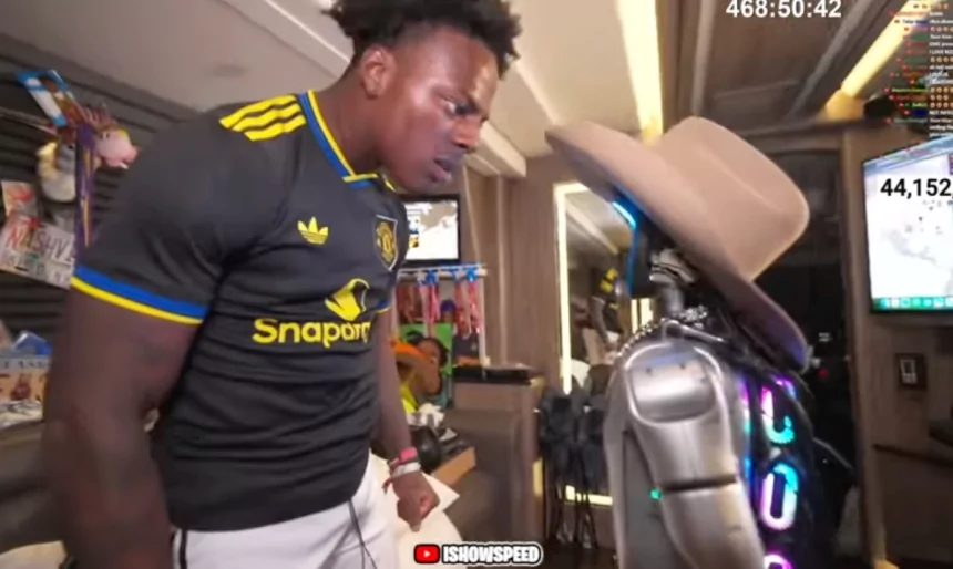 Creator IShowSpeed sued for allegedly punching, choking viral humanoid Rizzbot