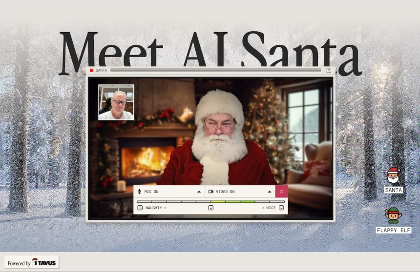AI startup Tavus founder says users talk to its AI Santa ‘for hours’ per day