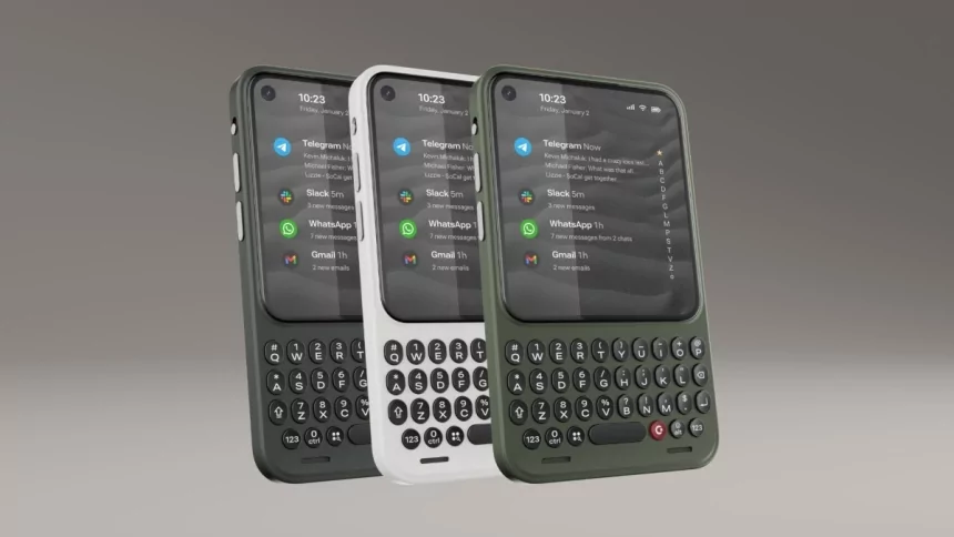 Clicks debuts its own take on the BlackBerry smartphone, plus a $79 snap-on mobile keyboard