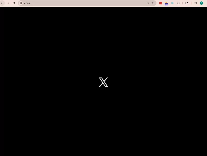 X is down for the second time this week