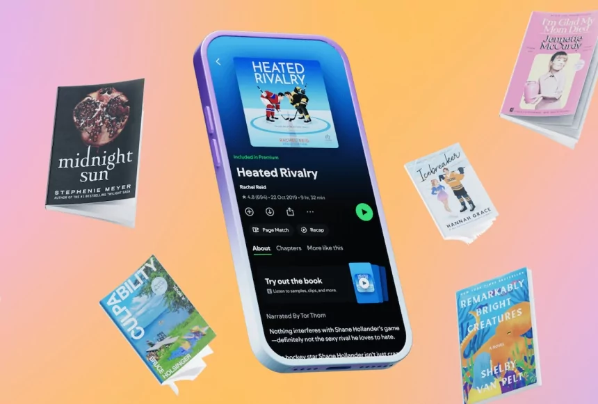 Spotify ventures into physical book sales, adds new audiobook features