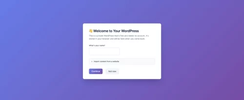 WordPress debuts a private workspace that runs in your browser via a new service, my.WordPress.net
