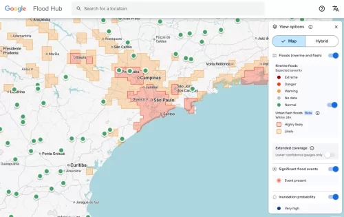 Google is using old news reports and AI to predict flash floods