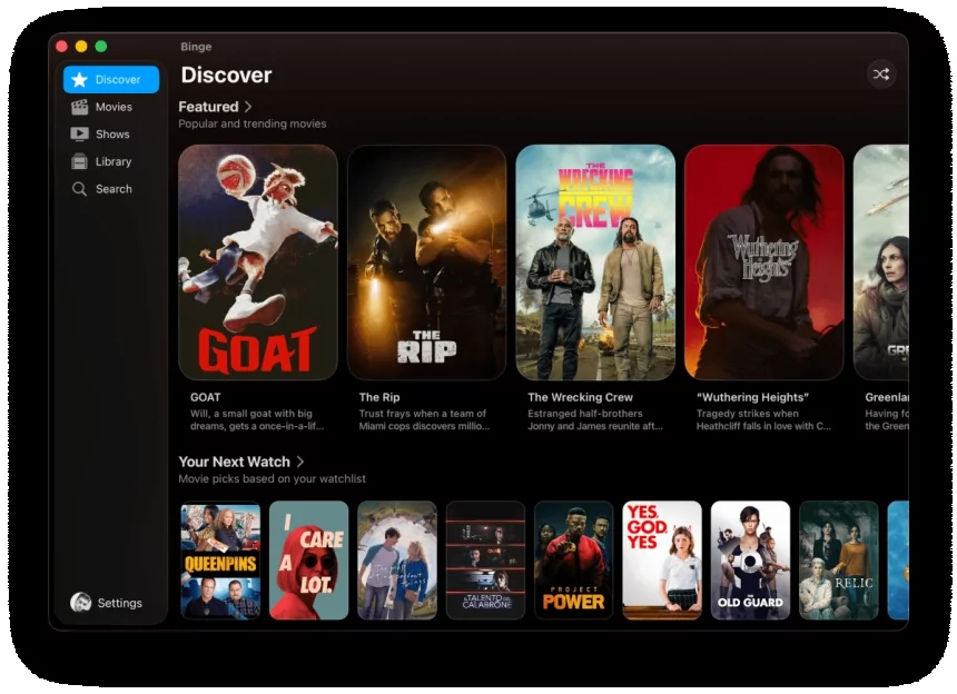 Binge is a movie-tracking app that warns you of jump scares in real time