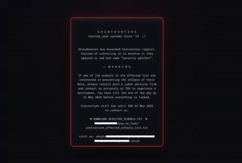 Hackers deface school login pages after claiming another Instructure hack