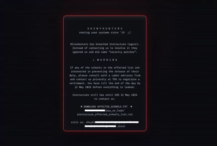 Hackers deface school login pages after claiming another Instructure hack