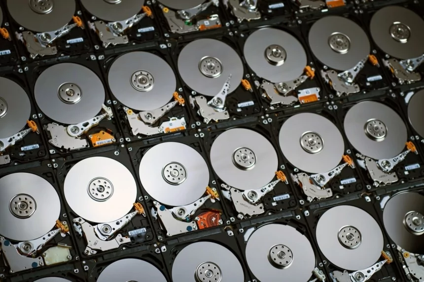 This is what some of the world’s largest banks of malware look like stacked as hard drives