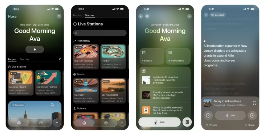 Audio generation app Huxe, founded by former NotebookLM developers, shuts down