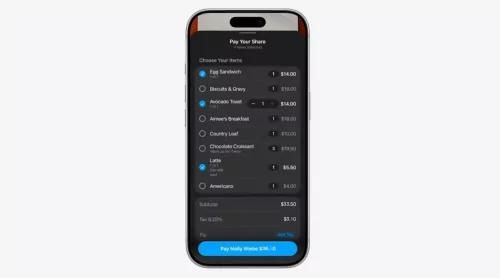 Apple is fixing the headache of splitting the bill with its new Siri in Camera feature
