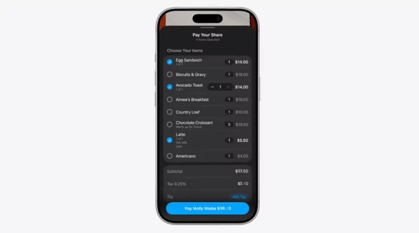Apple is fixing the headache of splitting the bill with its new Siri in Camera feature