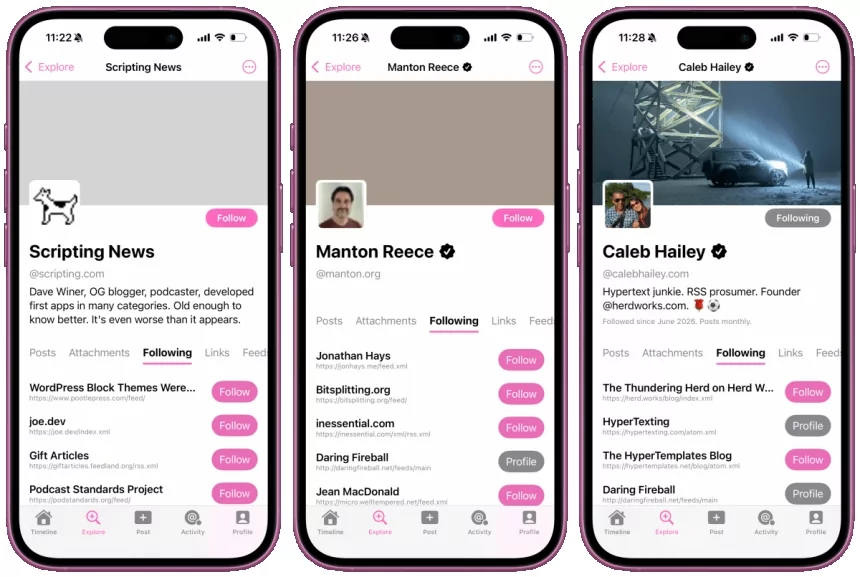 A new app, HyperTexting, turns the open web into a scrollable social media-like feed