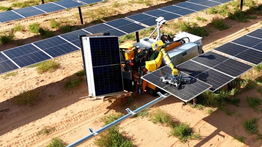 Gritt exits stealth with $34 million for robots to build solar plants — then, everything else